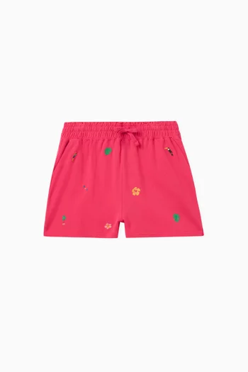 Patches Shorts in Jersey