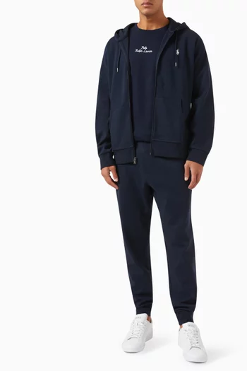 Classic Logo Zip Hoodie in Cotton-blend