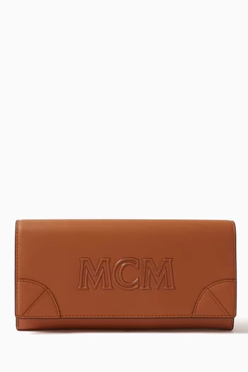 Aren Continental Wallet in Leather