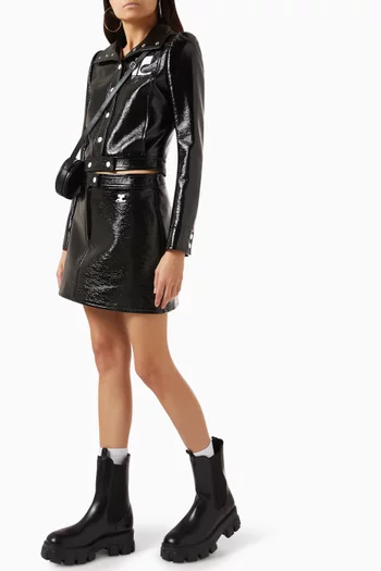 Mini Skirt in Vinyl