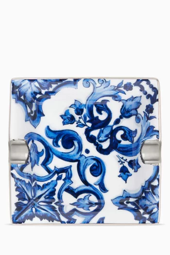 Blu Mediterraneo Ashtray in Porcelain