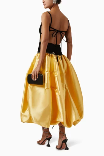 Eden Bloom Dress in Satin