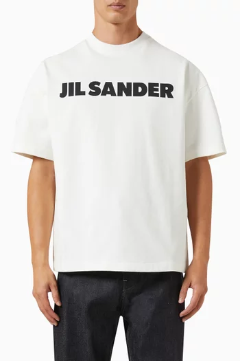 Logo Print T-shirt in Cotton