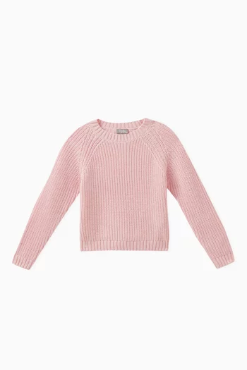 Knitted Sweatshirt in Cotton