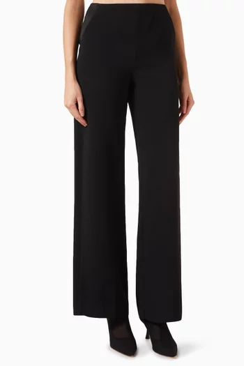Solista Wide-leg Pants in Recycled Crepe-satin