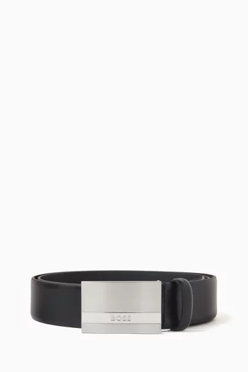 Baxton Buckle Belt in Leather