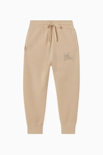Logo-embroidered Sweatpants in Cashmere
