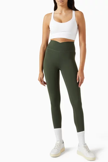 Cross Back Bra in Stretch-nylon