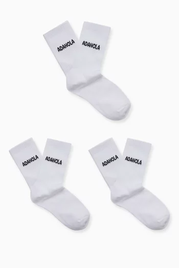 Logo Socks, Set of 3