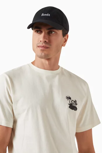 Hawk Baseball Cap in Cotton