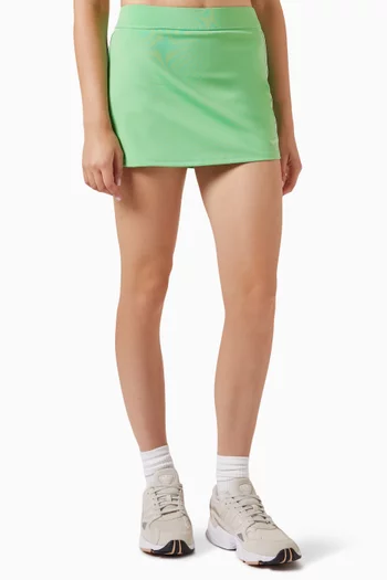 Serif Logo Court Mini Skirt