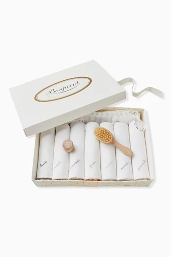 Days of the Week Swaddle Blanket Gift Set