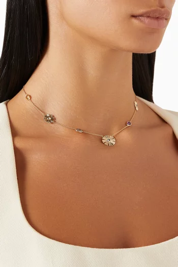 Farfasha Sunkiss Garden Choker Necklace in 18kt Yellow Gold