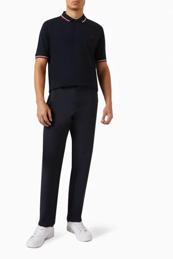 Twin Tipped Polo Shirt in Cotton