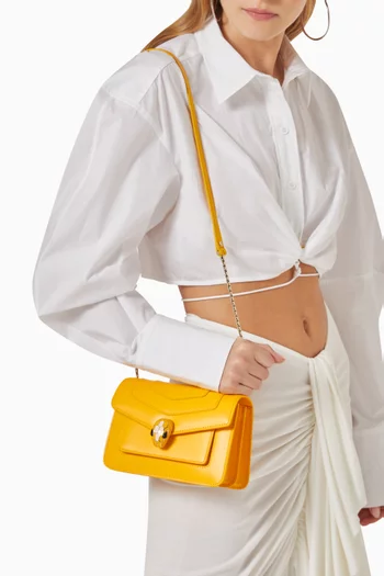 Serpenti Forever Maxi Chain Bag Crossbody Bag in Nappa