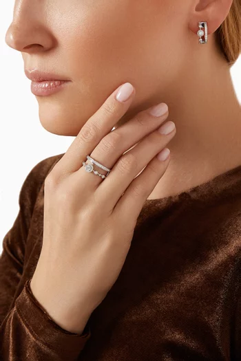 Happy Forever Diamond Ring in 18kt White Gold