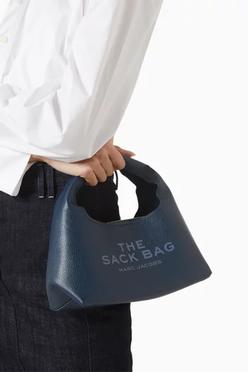 The Mini Sack Top-handle Bag in Leather