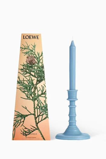 Cypress Balls Wax Candleholder, 340g