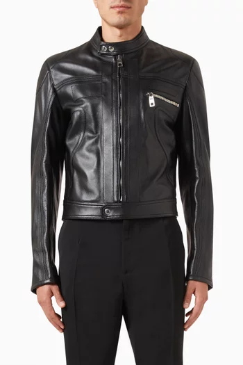 Biker Jacket in Nappa Leather