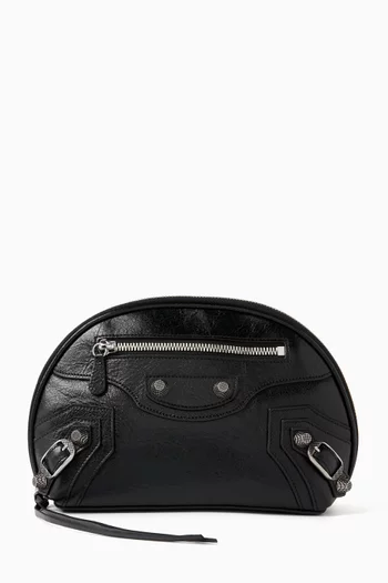 Small Le Cagole Cosmetic Pouch in Arena Lambskin