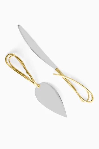 Calla Lily Cake Knife and Server Set