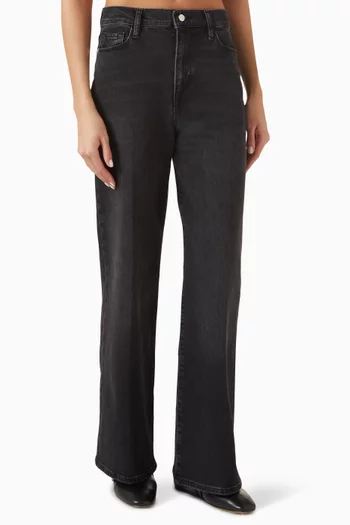 Le Slim Palazzo Jeans in Denim