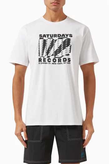 Records Standard T-shirt in Cotton-jersey