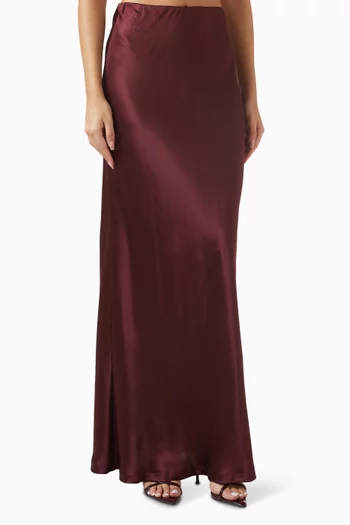 Maxi Skirt in Silk