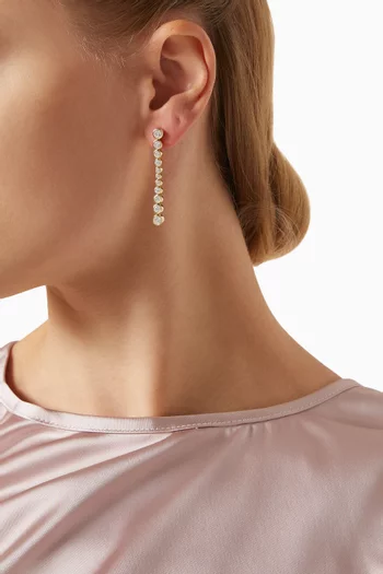 Minimalistic Drop Earrings in 18kt gold-plated Sterling Silver