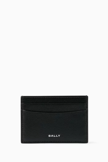 BNQC Card Case in Grained Leather