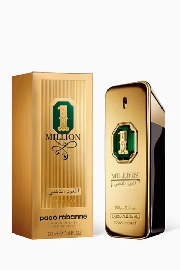 1 Million Golden Oud Parfum Intense Natural Spray, 100ml