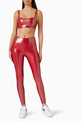 Marvel Leggings in Metallic-nylon