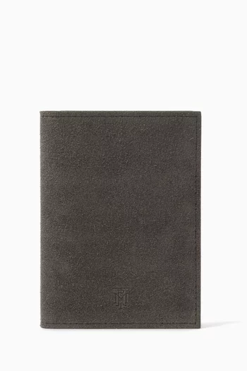 Passport Cover in Suede Leather