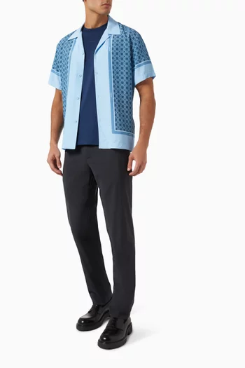 Alpha Drawstring Pants in Wool-blend