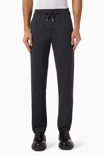 Alpha Drawstring Pants in Wool-blend