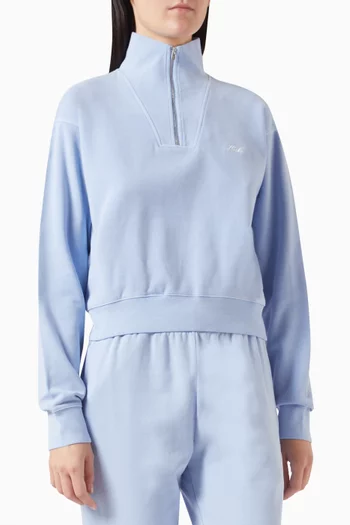 Ryder Quarter-zip Sweatshirt in Cotton