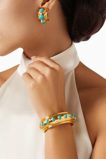 سوار افا نحاس مطلي بذهب عيار 24