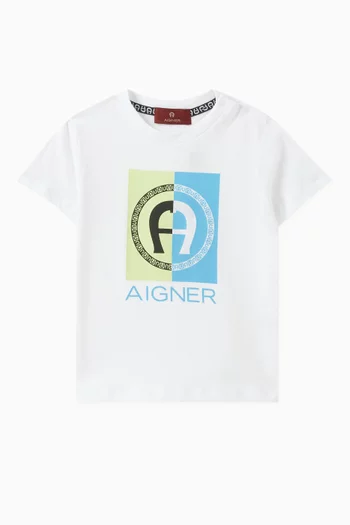 Logo-print T-Shirt in Cotton Jersey