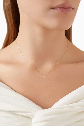 Danaé Diamond Necklace in 18kt Gold