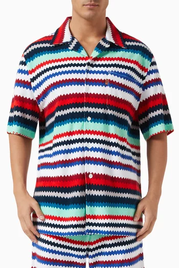 Zigzag Shirt in Terry