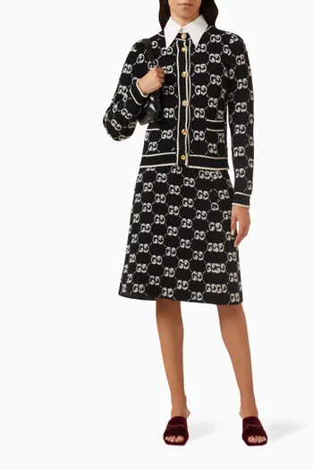 Cardigan in GG Wool Bouclé Jacquard