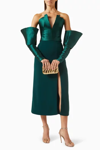 Romeo Midi Skirt in Crepe