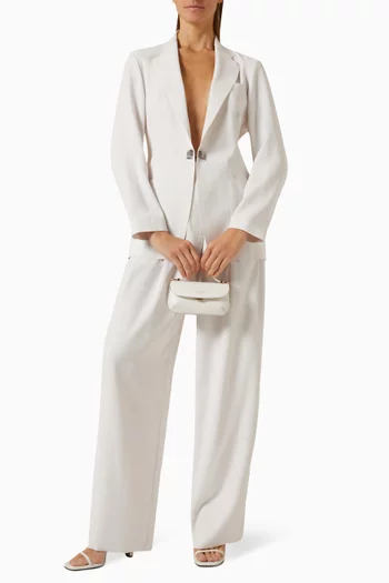 Love Capsule Patch-pocket Blazer in Tech Cady