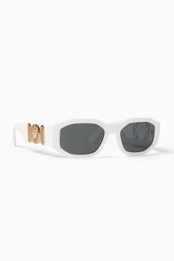 Oval Sunglasses in Acetate