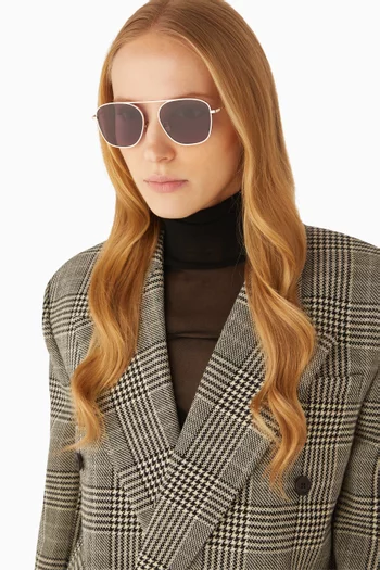 The Ashton Sunglasses in Metal