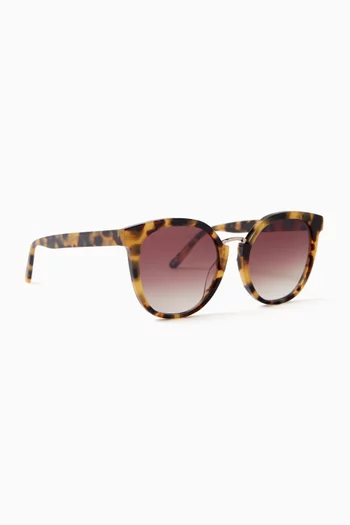 Cat-eye Sunglasses in Acetate