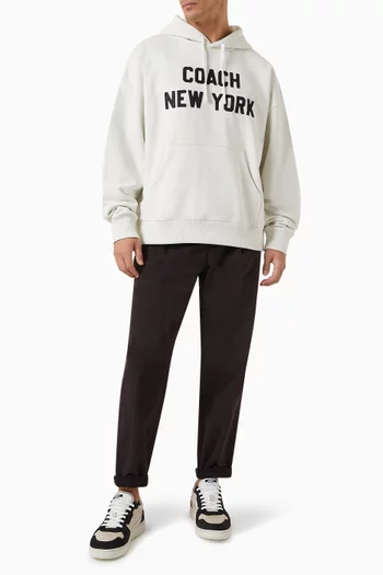 Logo Hoodie in Cotton
