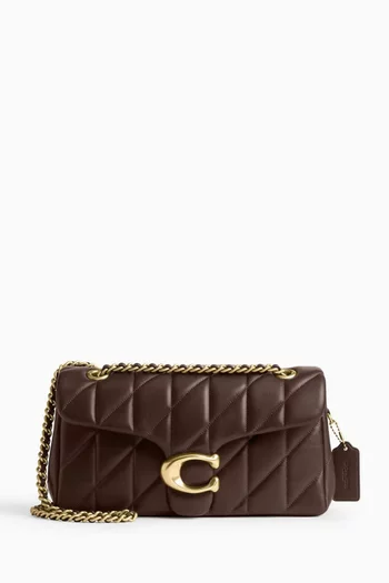 حقيبة كتف تابي 26 بتصميم مبطن جلد