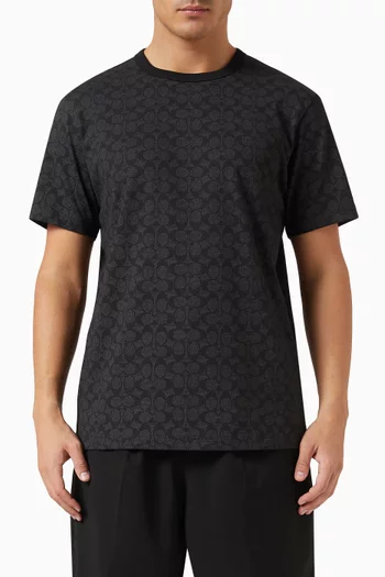 Signature T-shirt in Cotton-jersey
