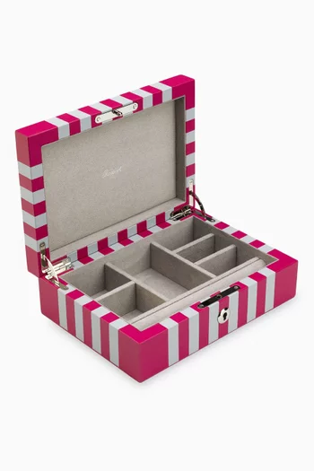 Maze Jewellery Box in Leather